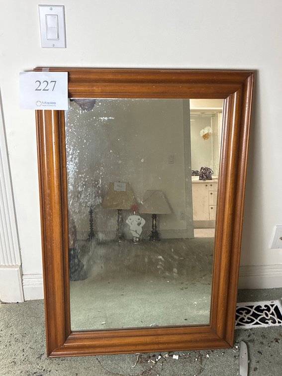 Wooden Framed Mirror
