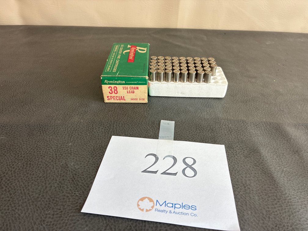 (43) Rounds .38 Special 158 Grain lead