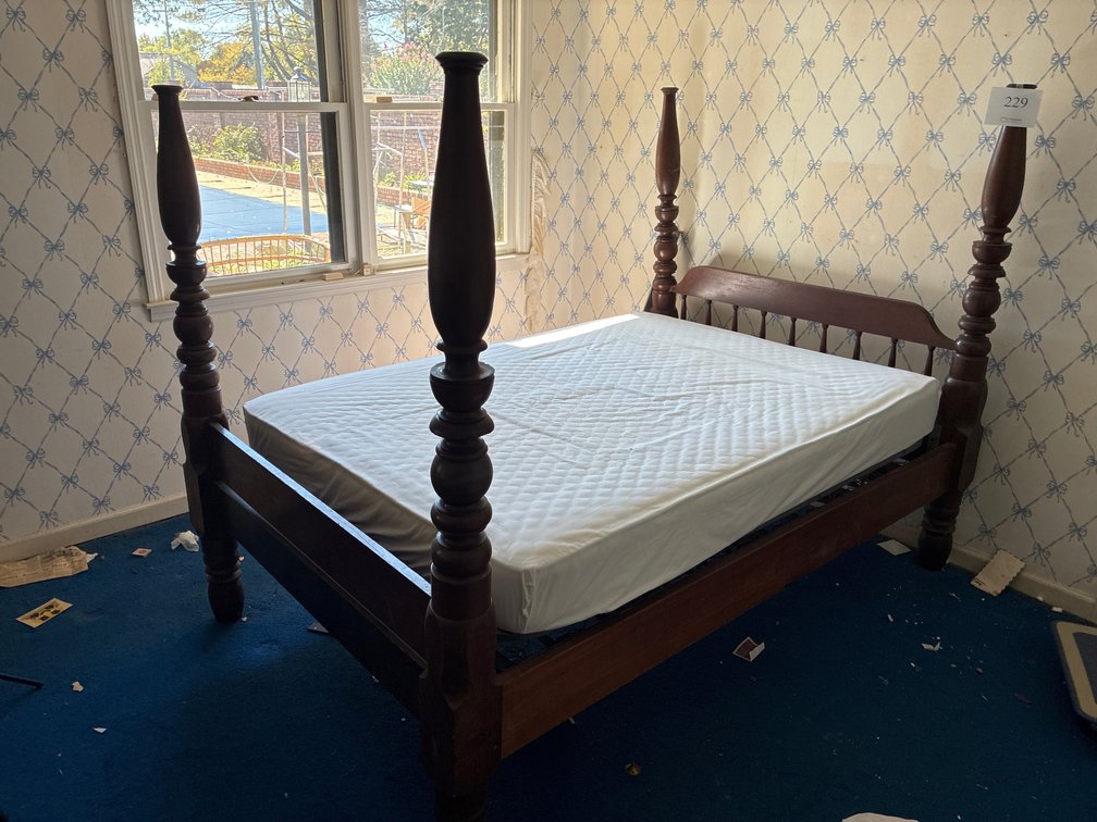 Antique Full Wooden BedFrame