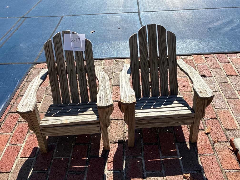 (2) Little Wooden Chairs