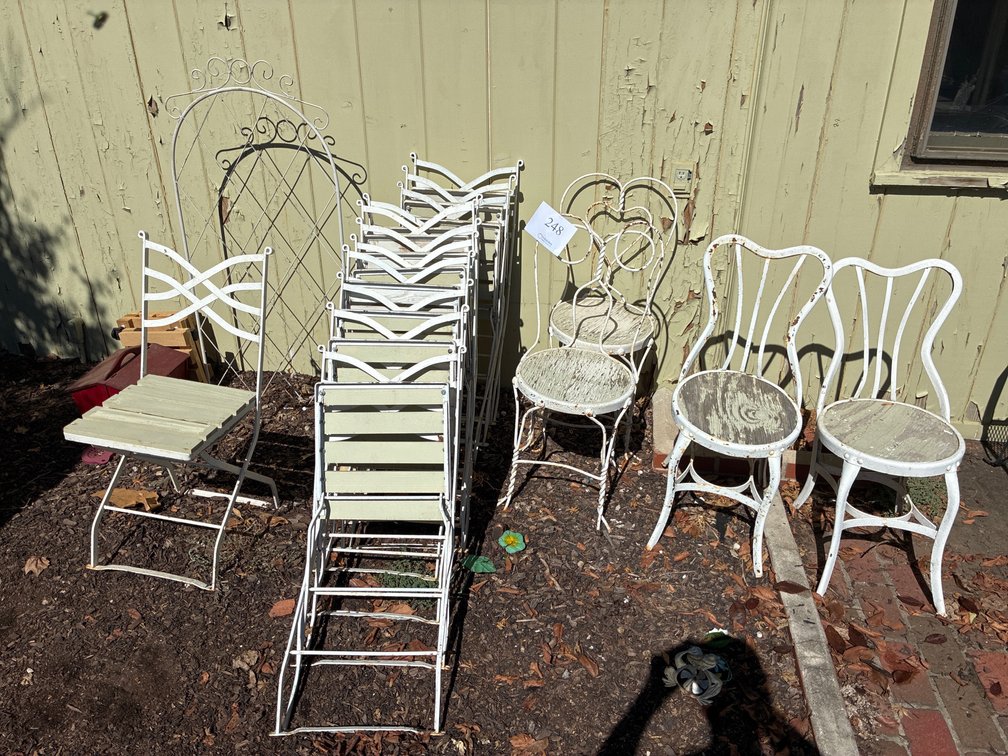 Large Assortment of Wooden/Metal Chairs