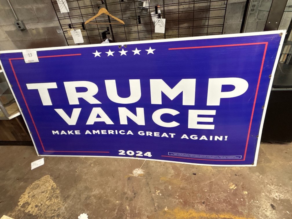 Large Trump Sign
