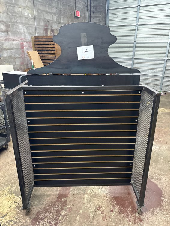 Rolling Two Sided Display Rack