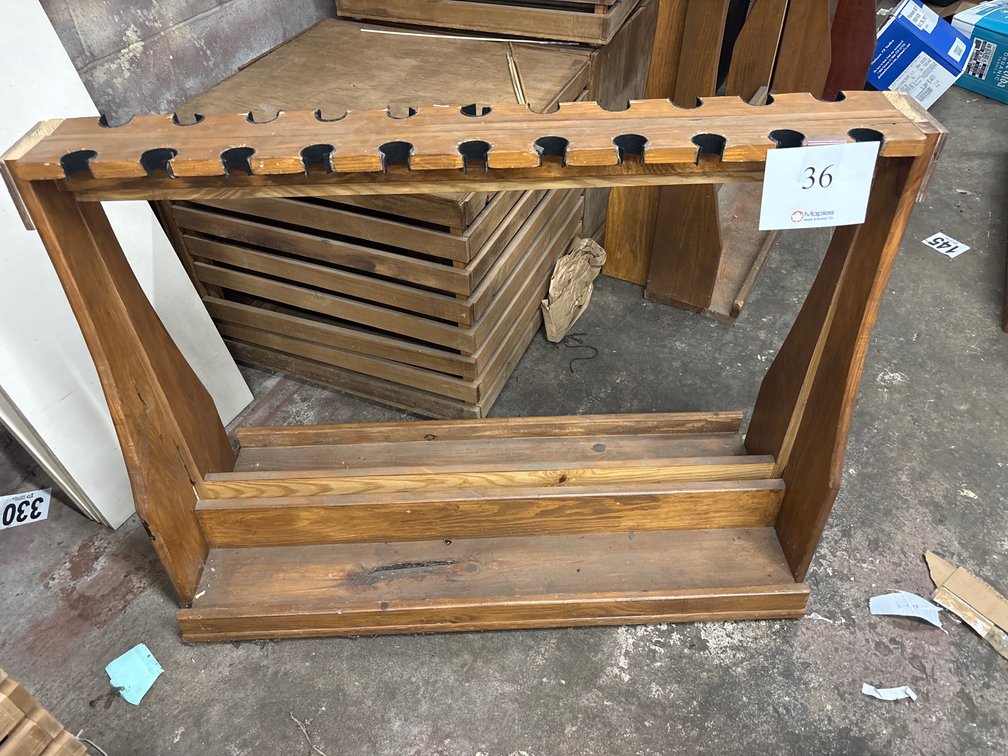 2 Sided Wooden 22 Gun Rack