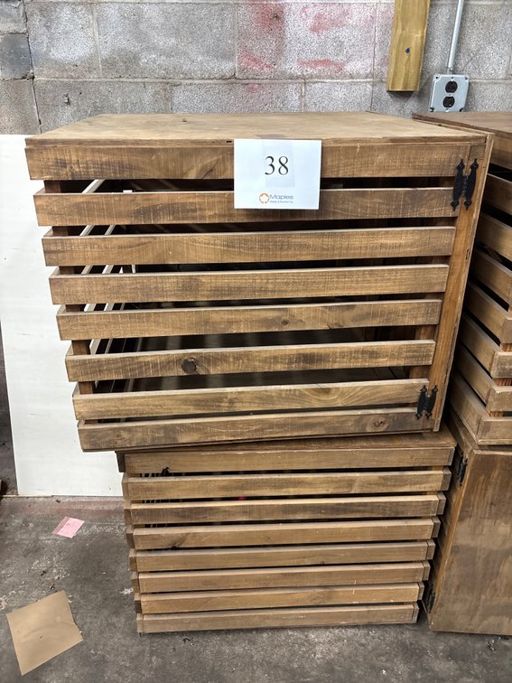 2 Large Wooden Crates