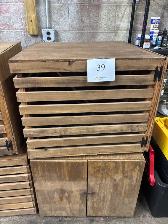 2 Large Wooden Crates