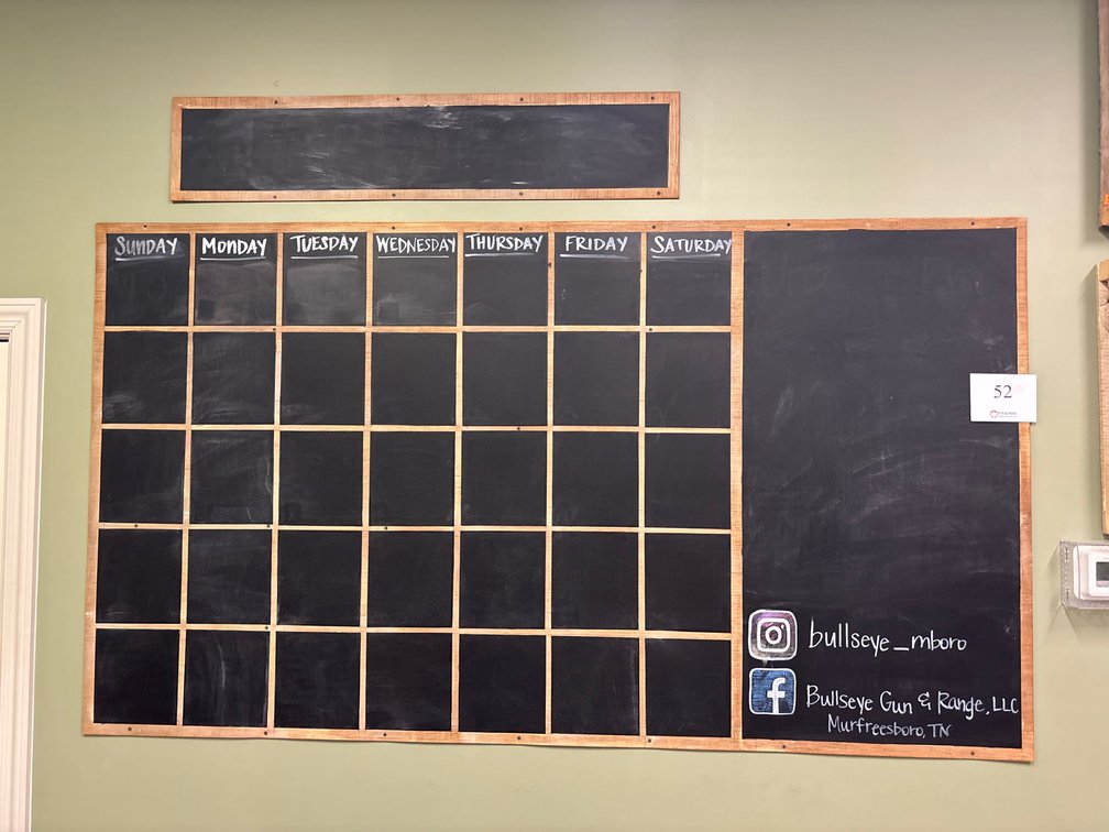 Large Chalkboard Calendar