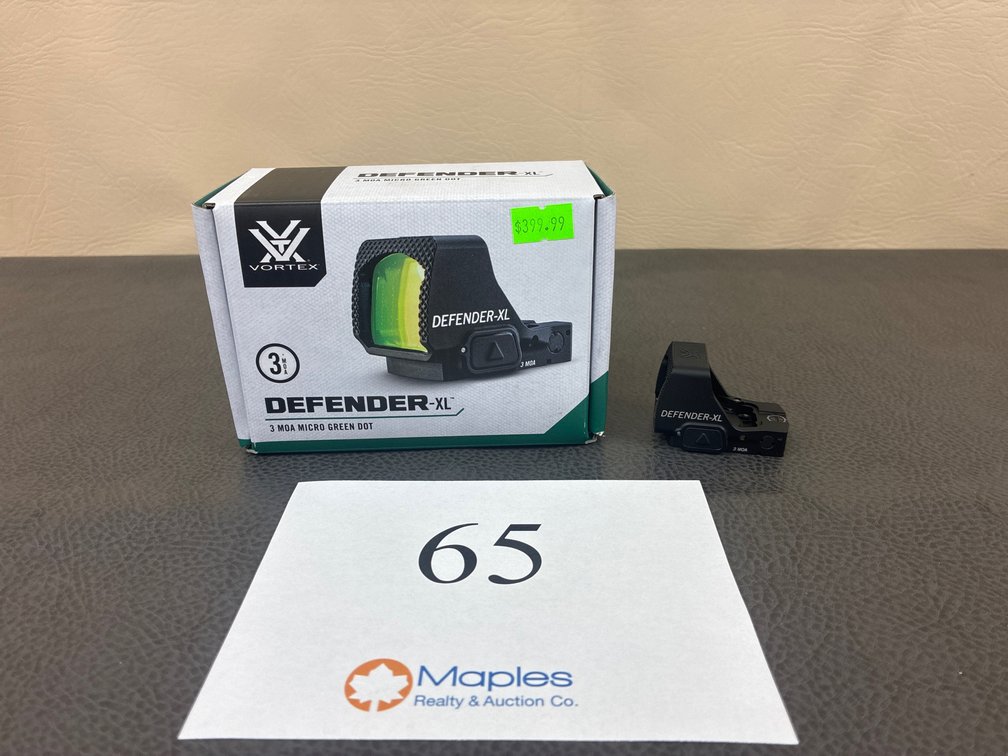 Vortex Defender -XL 3 MOA Micro Green Dot