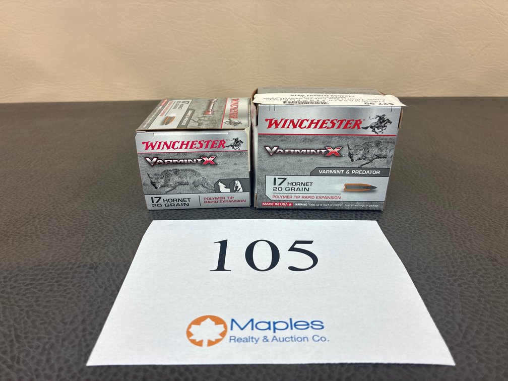(40) Rounds .17 Hornet