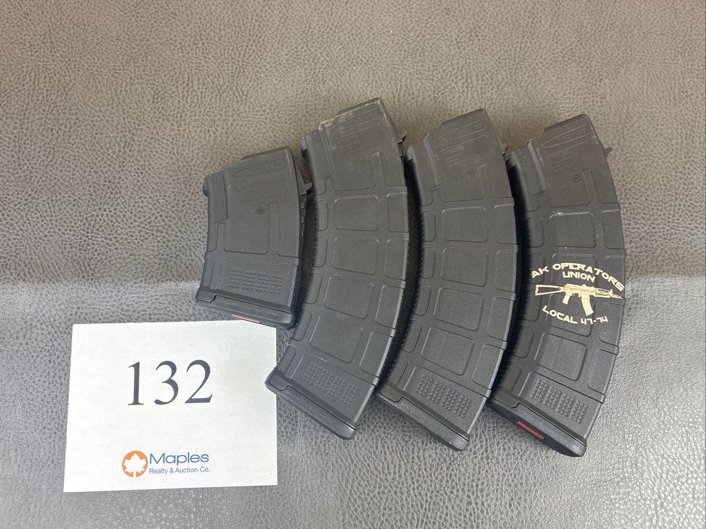 (4)  7.62x39 Magpul Magazines