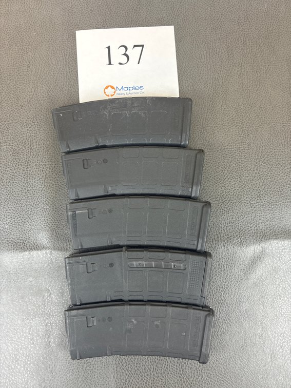 (5) AR15 5.56 Magazines
