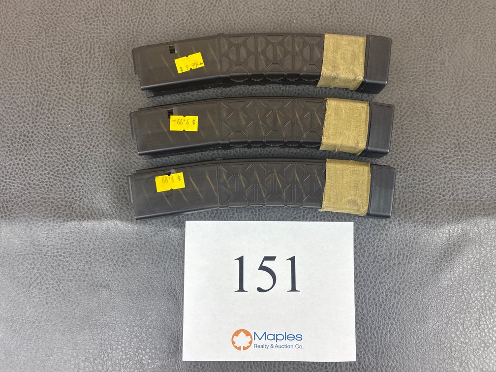 (3) 9mm Magazines