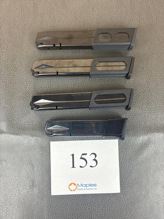 (4) Beretta 9mm Magazines