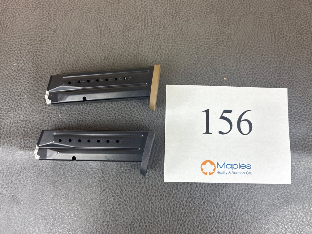 (2) Smith&Wesson 9mm Magazines