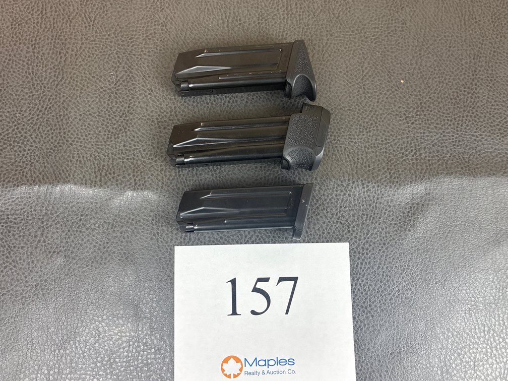 (3) 9mm Magazines H&K