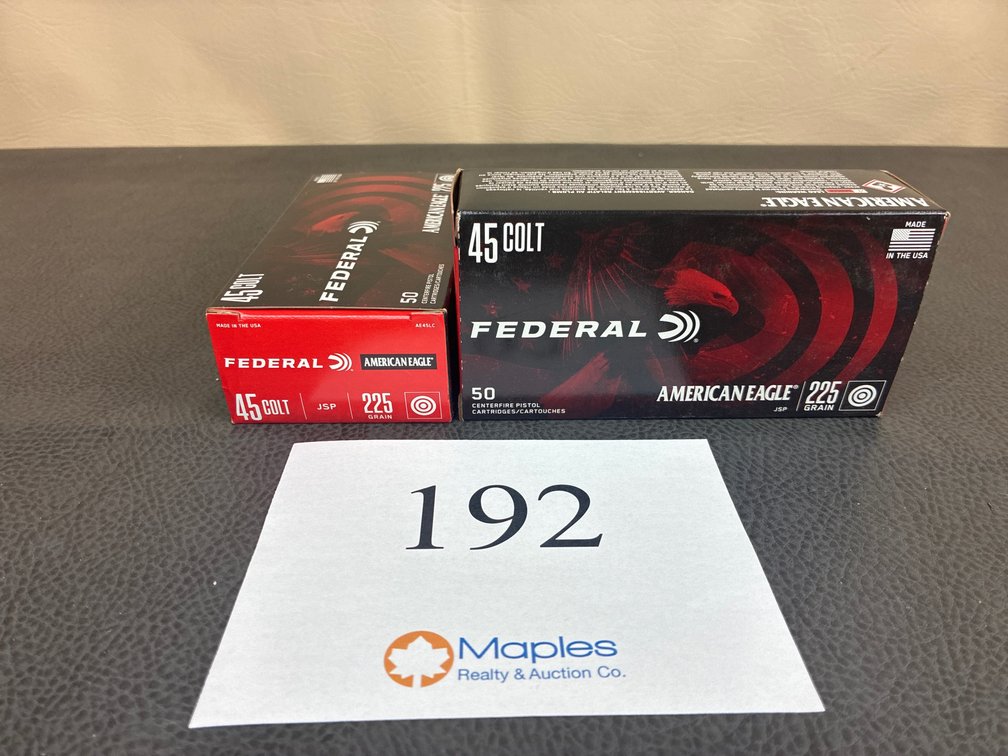 (100) Rounds 45 Colt