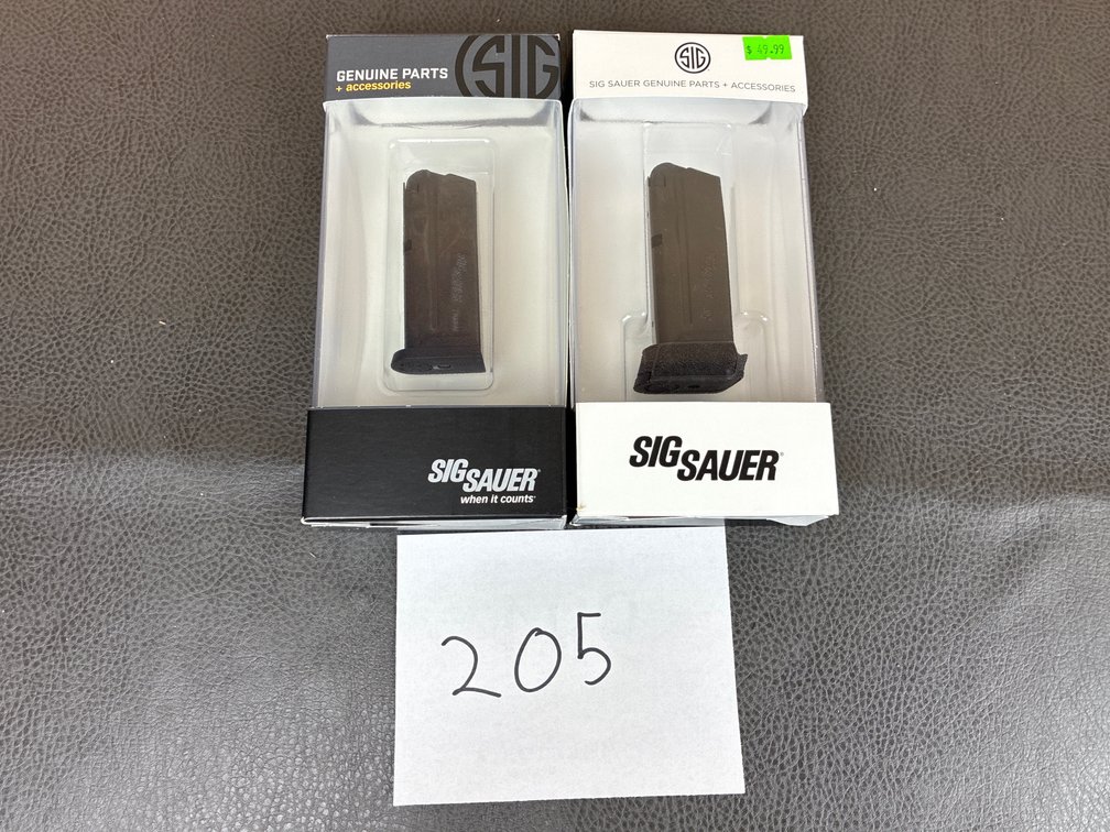 (2) Sig Sauer Magazines