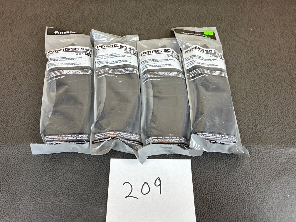 (4) PMAG 7.62x39 Magazines