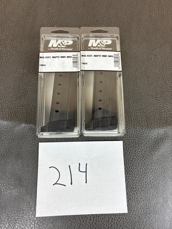 (2) M&P 22 Wmr Magazines