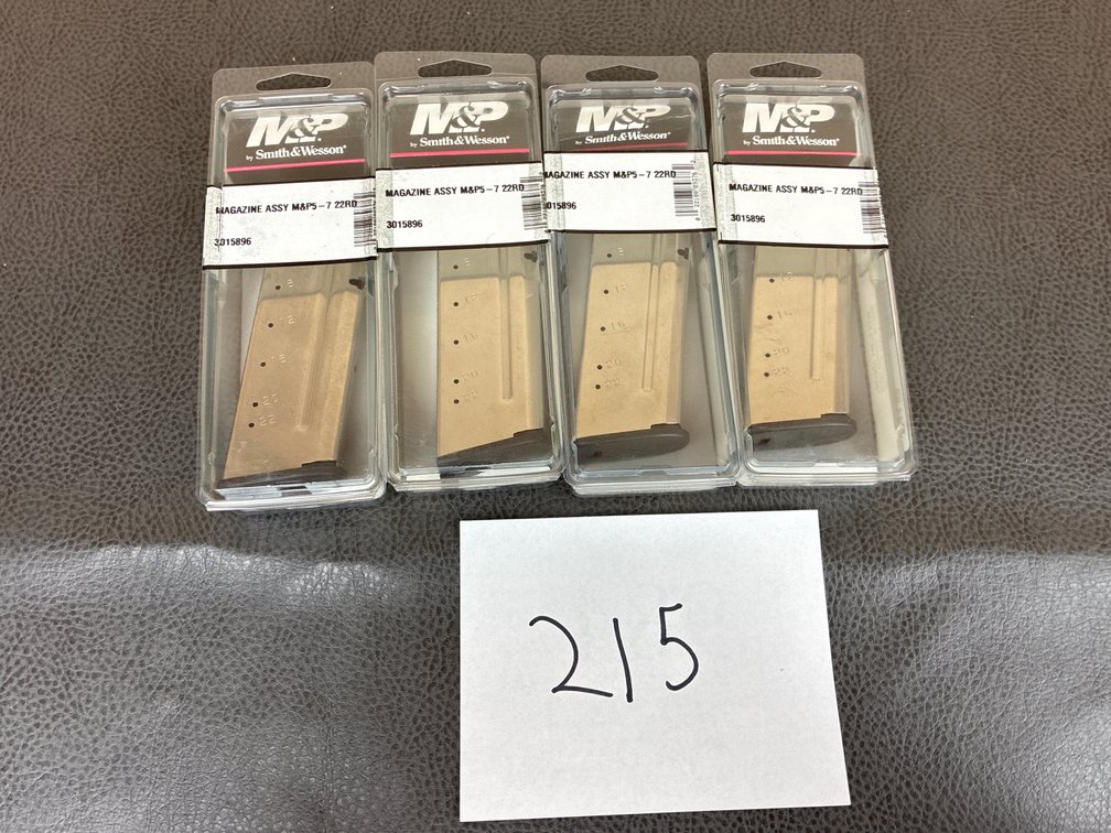 (4) M&P S&W Magazines