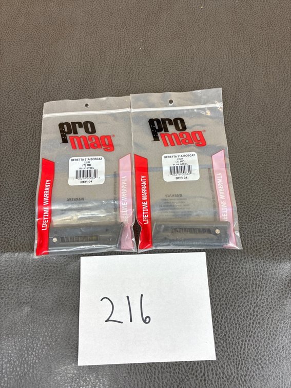 (2) Beretta Magazines