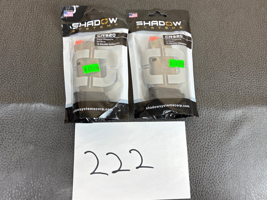 (2) 9mm Magazines