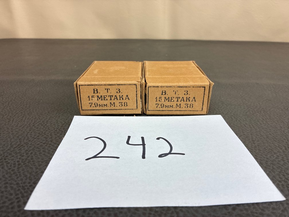 (30) Rounds 7.9mmM.38