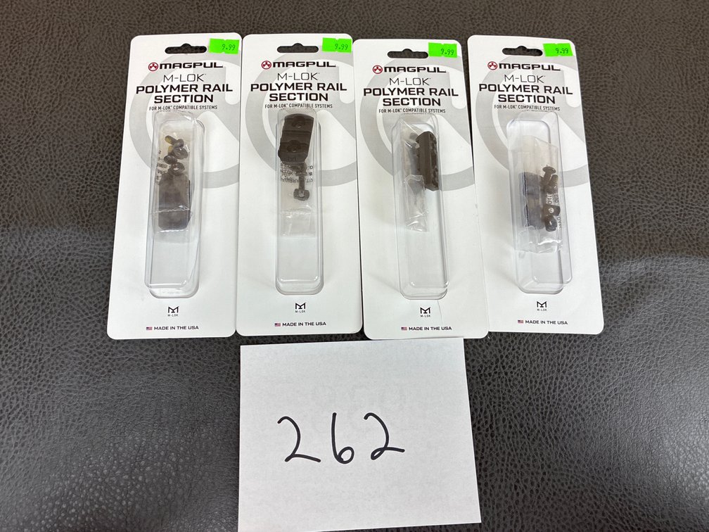 (4) M-Lok Polymer Rail Selections
