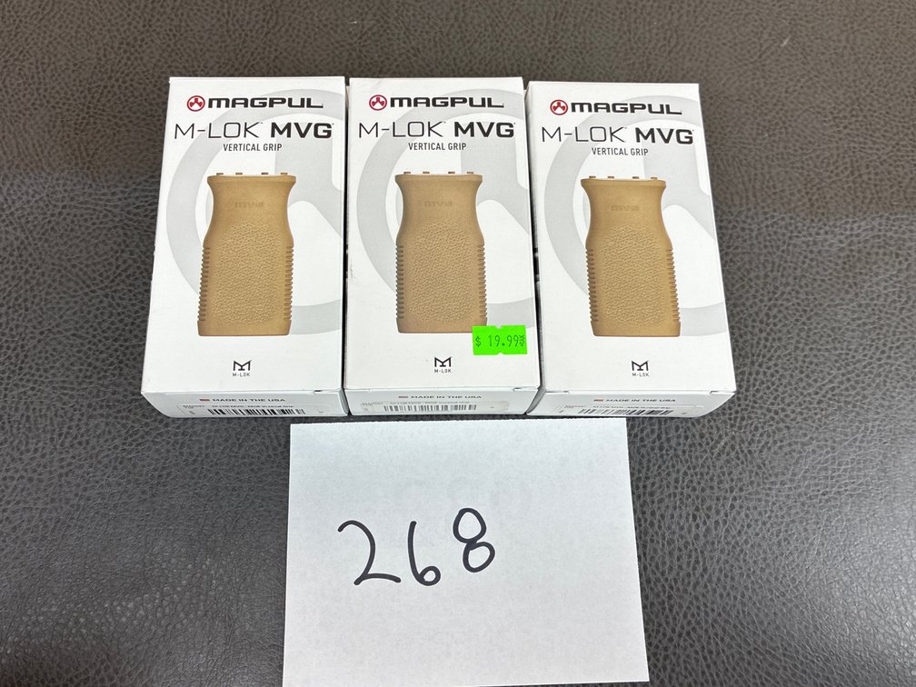 (3) M-Lok MVg Vertical Grips