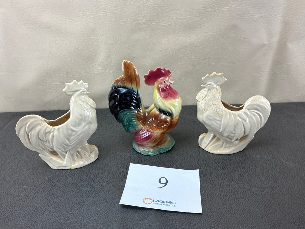 Ceramic Roosters