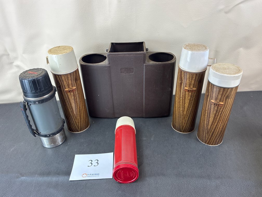 Vintage Thermos’s and Thermos Carrier