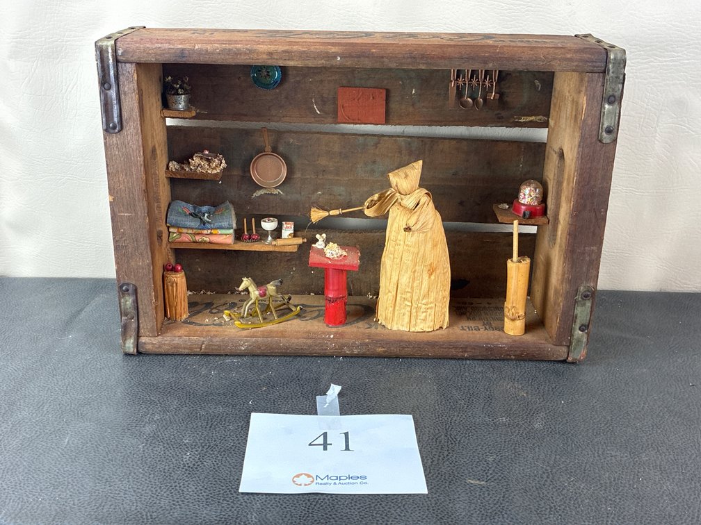 Vintage Coca Cola Crate Decor