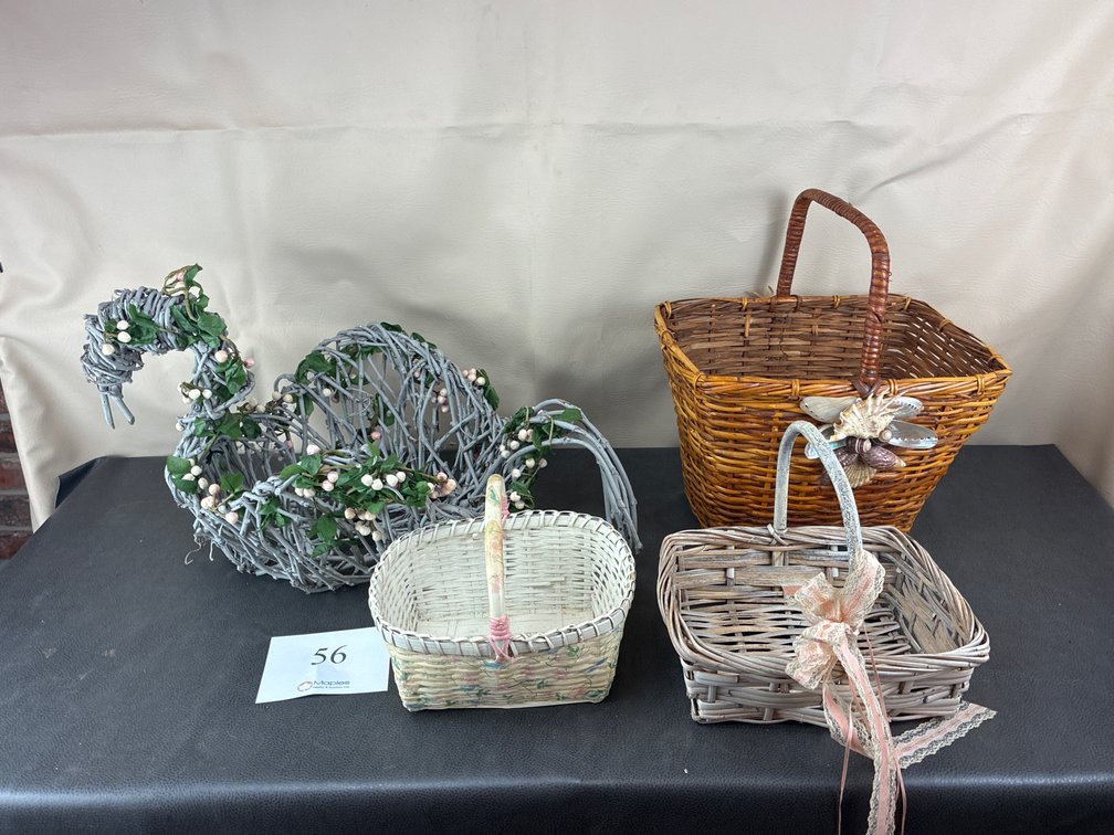 Wicker Baskets and Decor