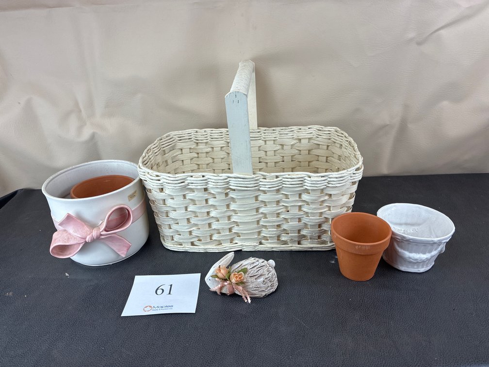 Basket, Decor, Planters