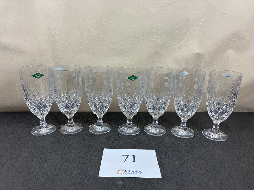 (24) shannon Crystal Glasses