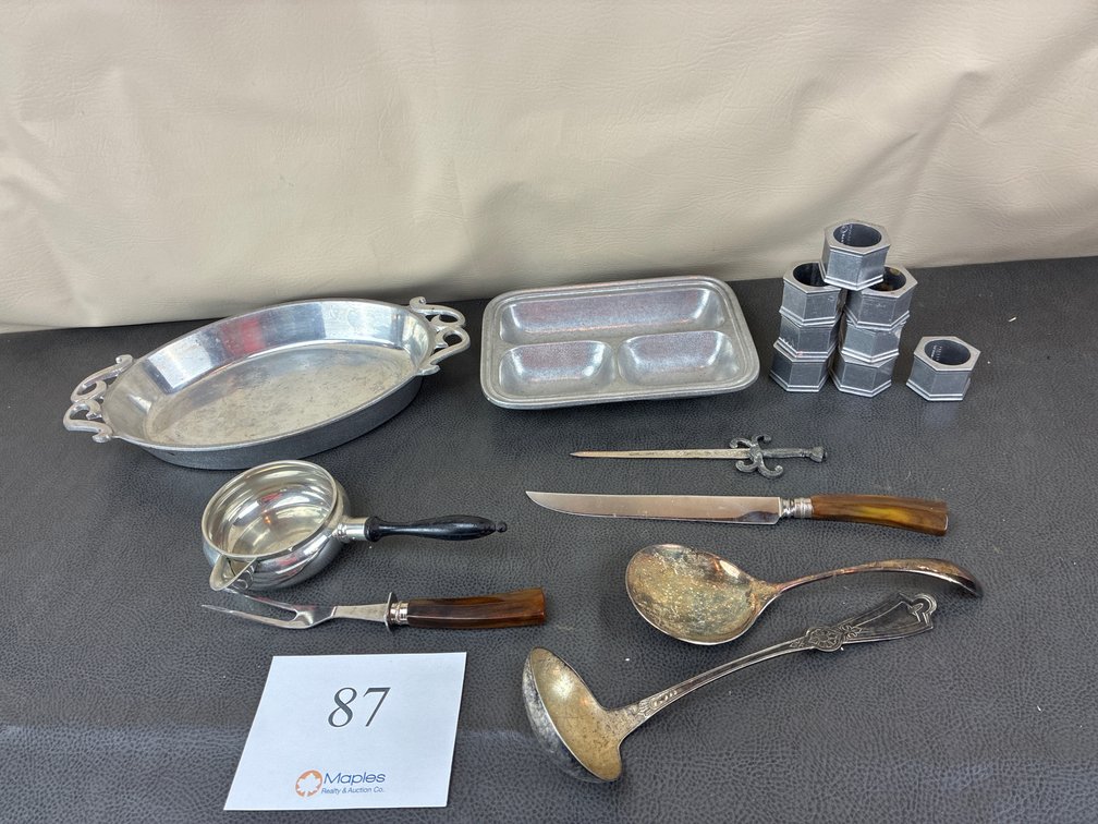 Pewter/ Silver utensils