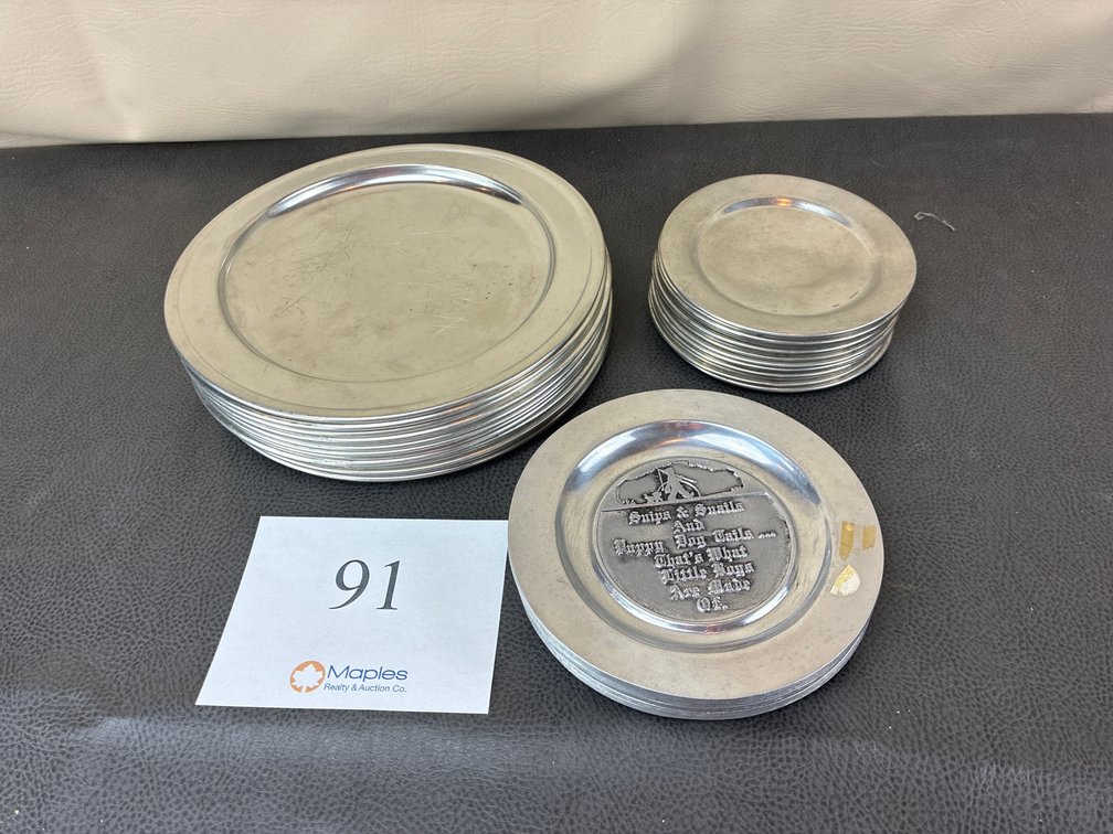 (35) Silver Plate Set
