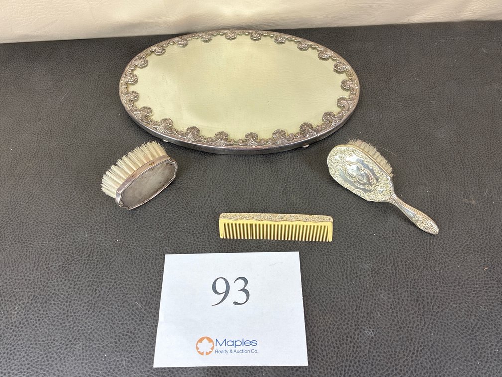 Silver Brush/Mirror