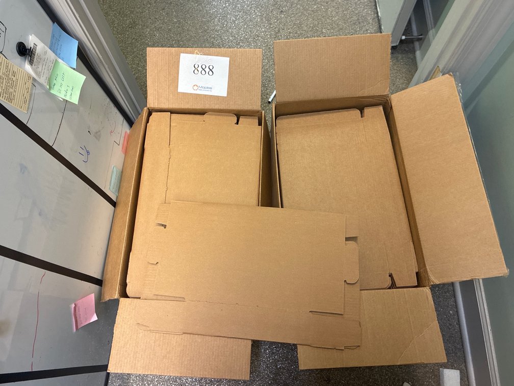 (2) Boxes of Cardboard Boxes