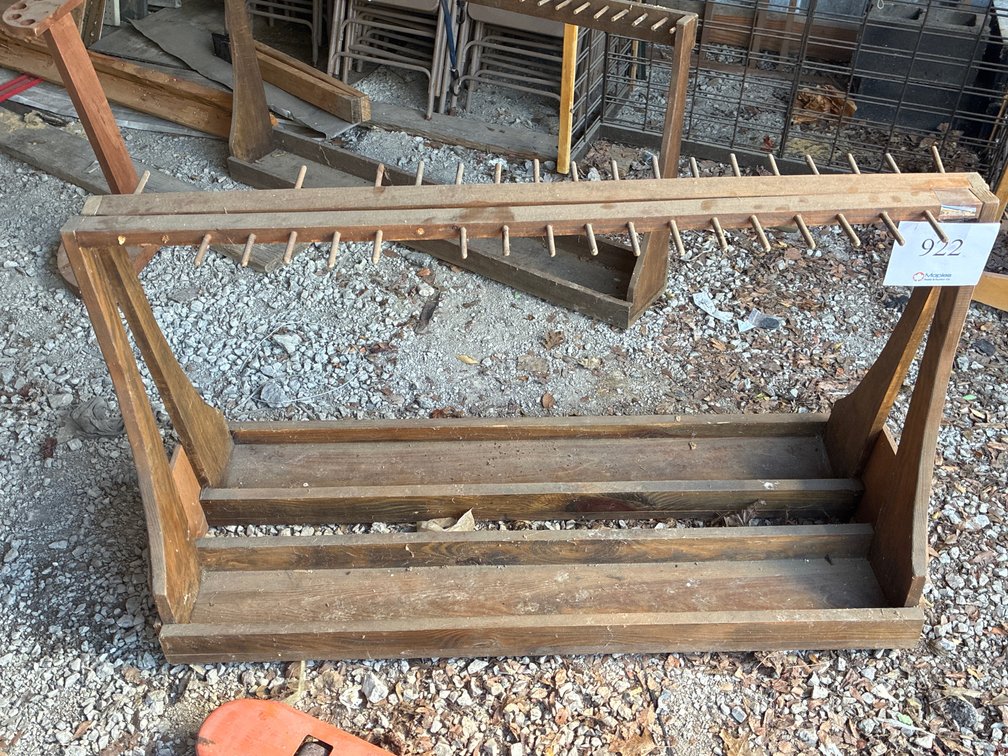 Two Sided Wooden Gun Stand