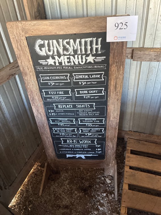 Standing Chalk Board