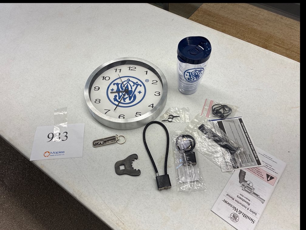 Gun Assortment S&W And Barrett Merch