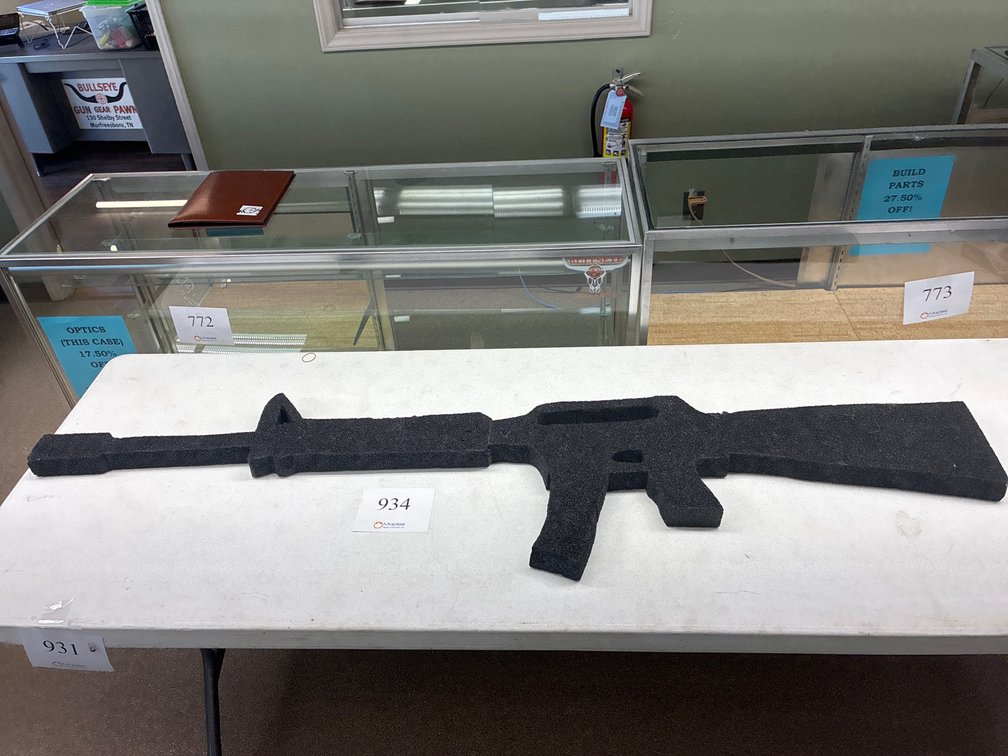 Styrofoam Gun Decor