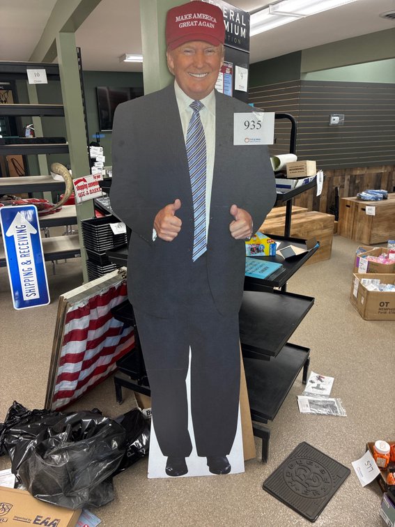 Life size Trump Cut Out
