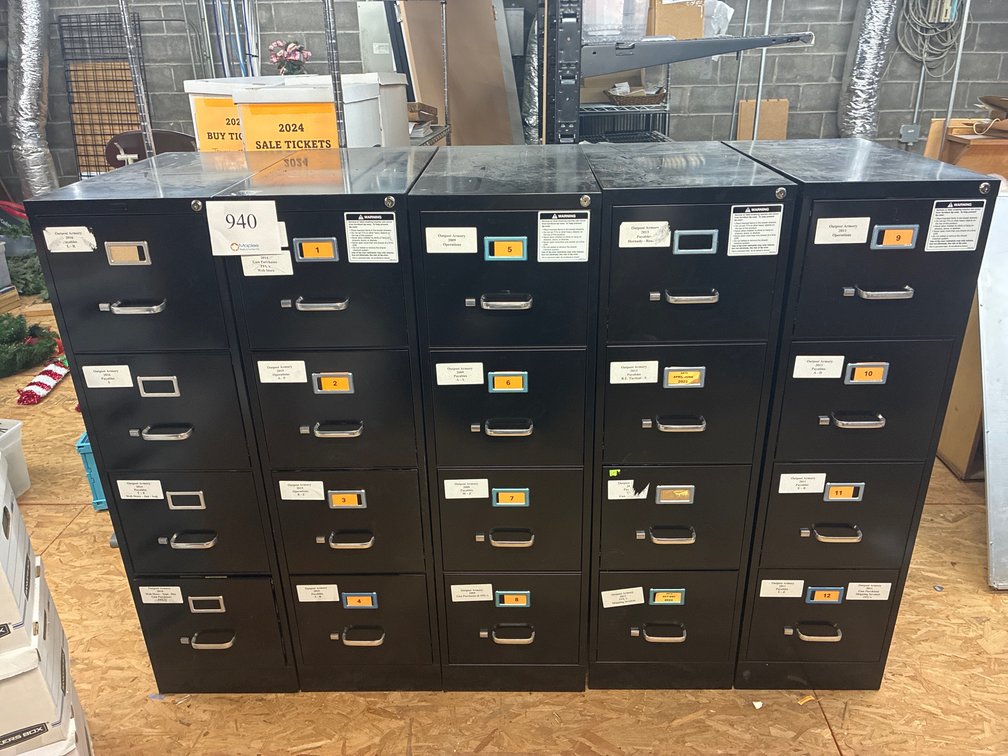 (5) Filing Cabinets