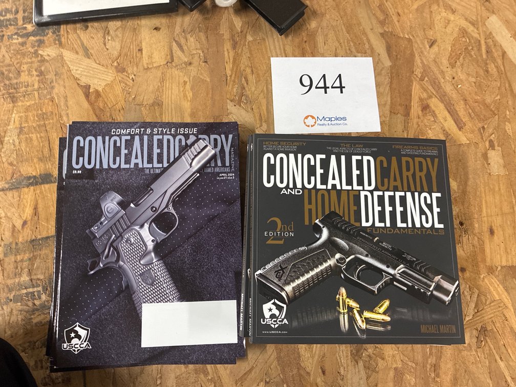 (10) Concealed Carry Books