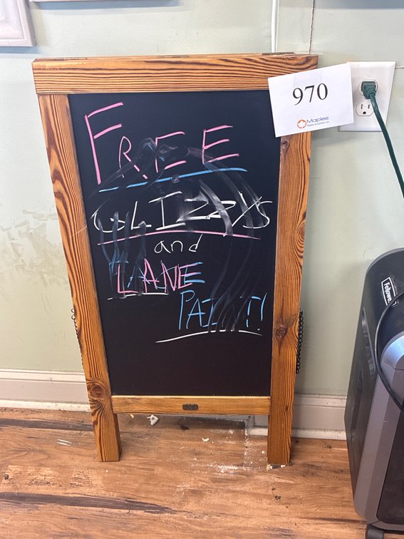 Chalk Board Stand