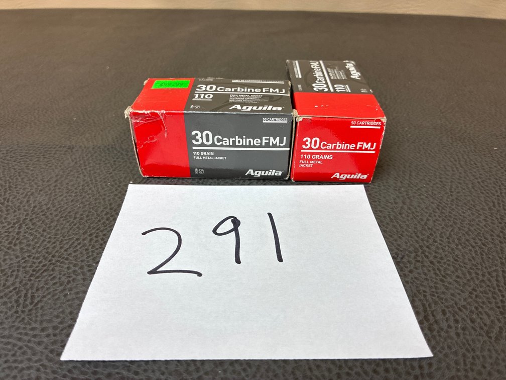 (100) Rounds 30 Carbine