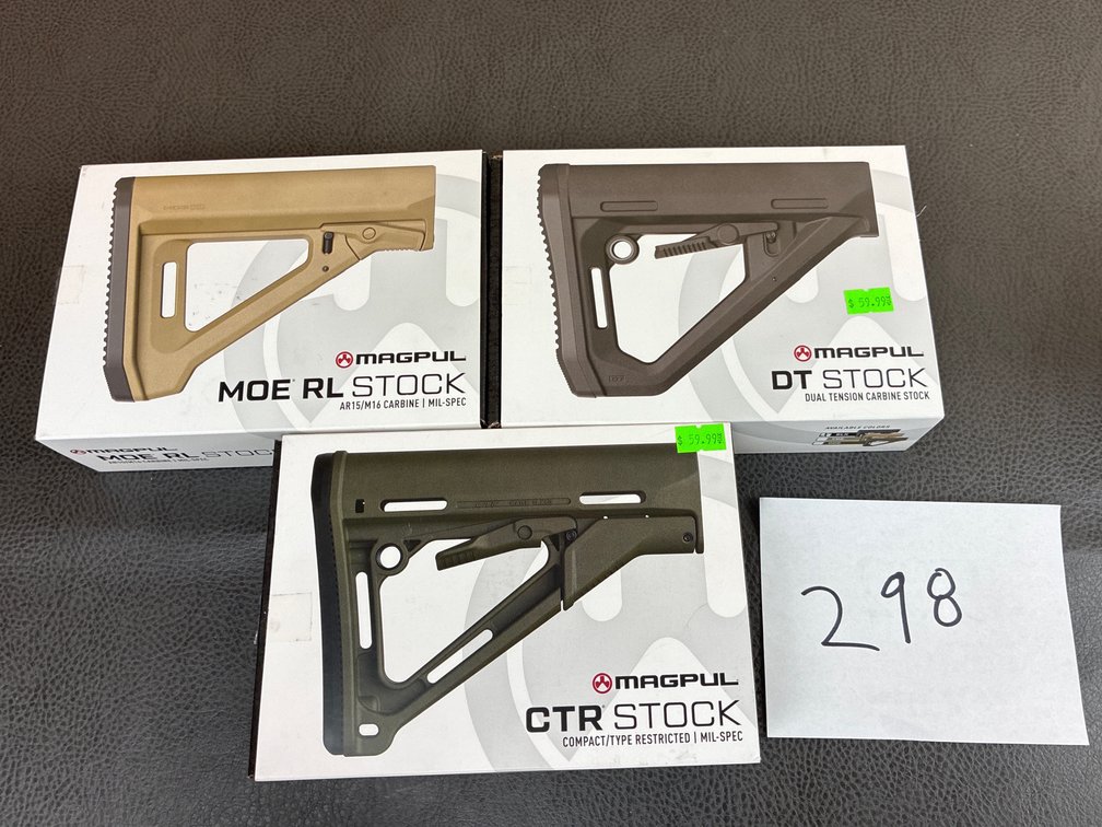 (3) MagPul Stocks