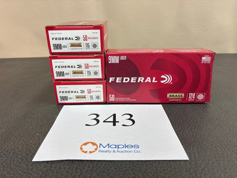 (200) Rounds 9mm
